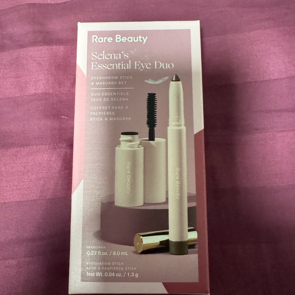 Rare Beauty Selena's Eye Duo - full size eye shadow stick and travel mascara